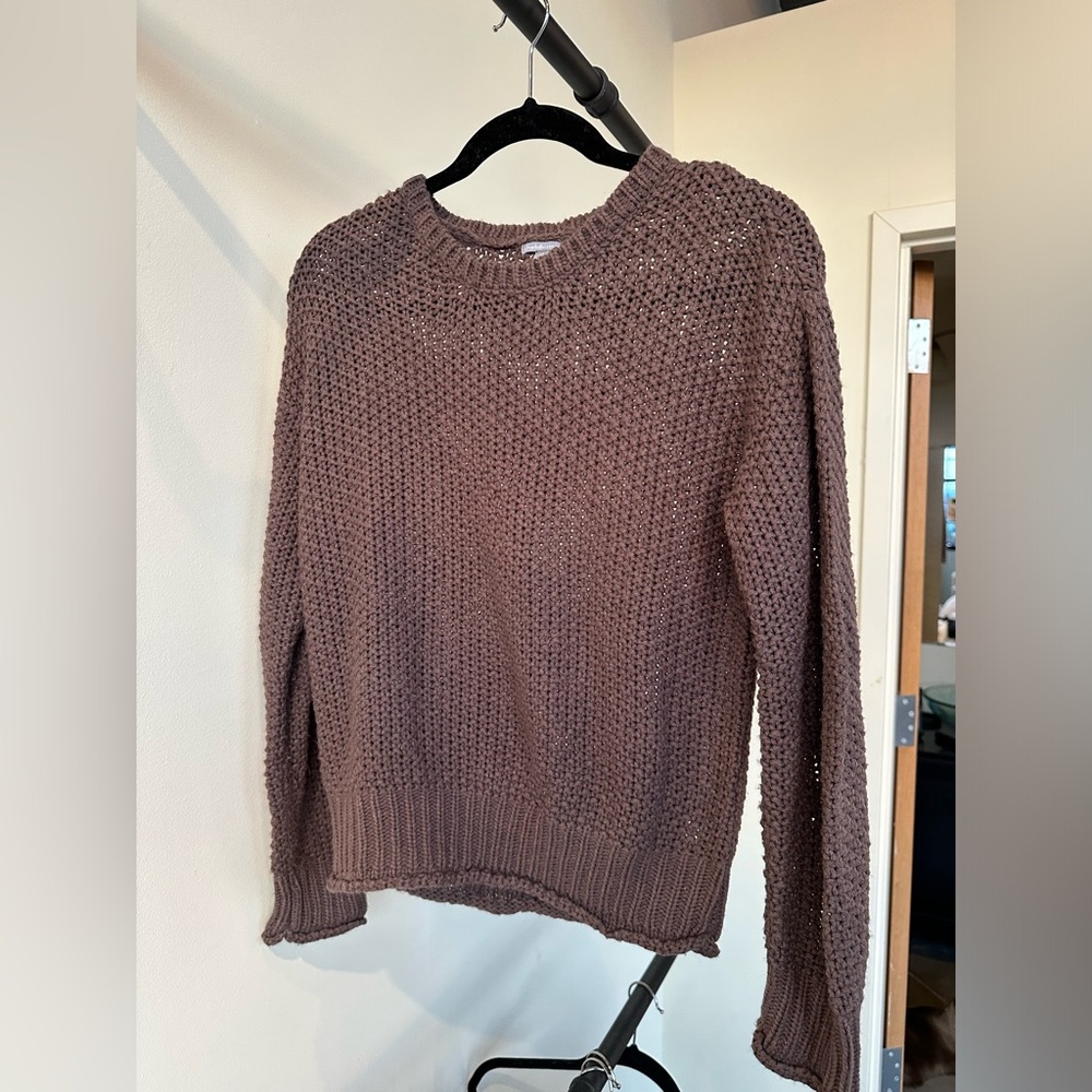 Charlotte Russe brown knit sweater 🤎